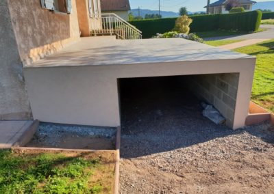 Terrasse sur vide sanitaire